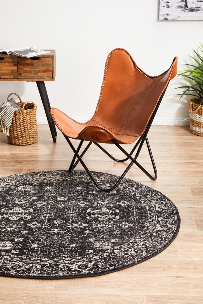 Evoke Antique Charcoal Round