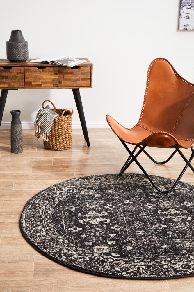 Evoke Antique Charcoal Round