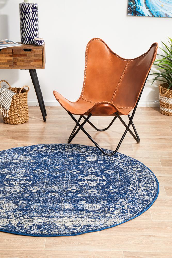 Evoke Antique Navy Round