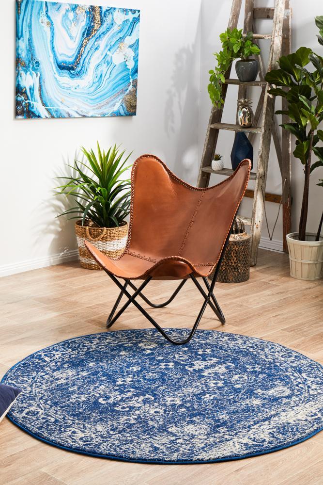 Evoke Antique Navy Round