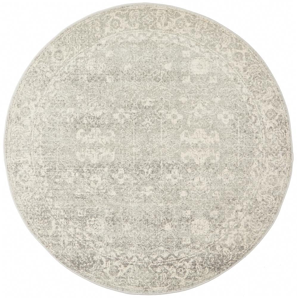 Evoke Antique Silver Round