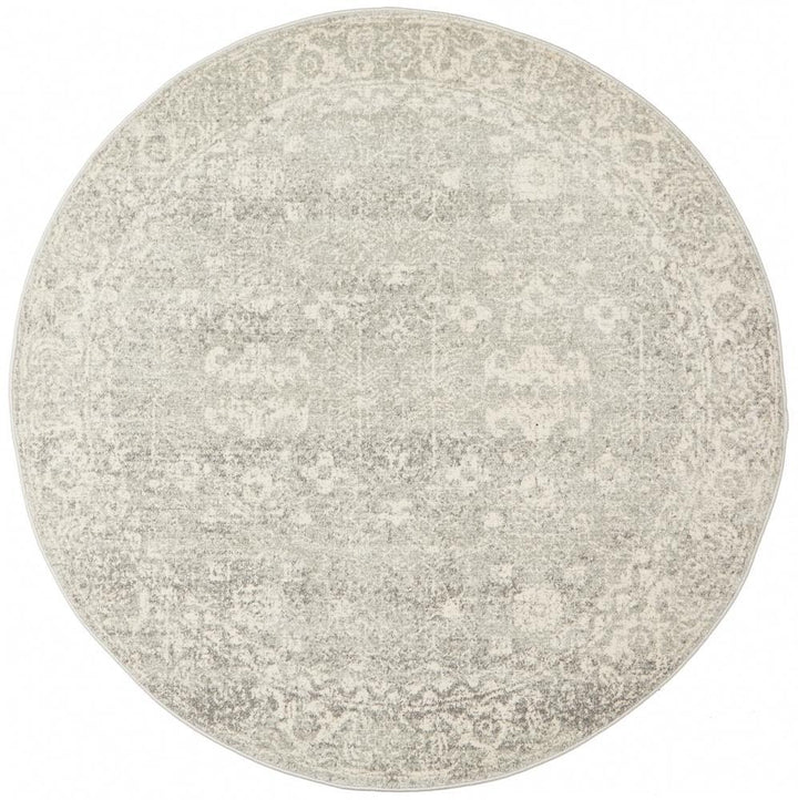 Evoke Antique Silver Round