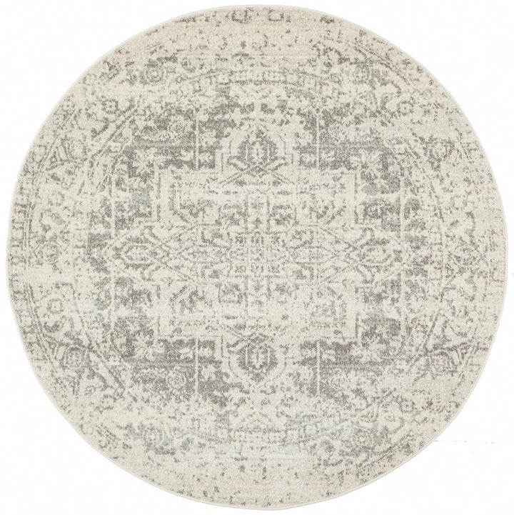 Evoke Classic White Silver Round