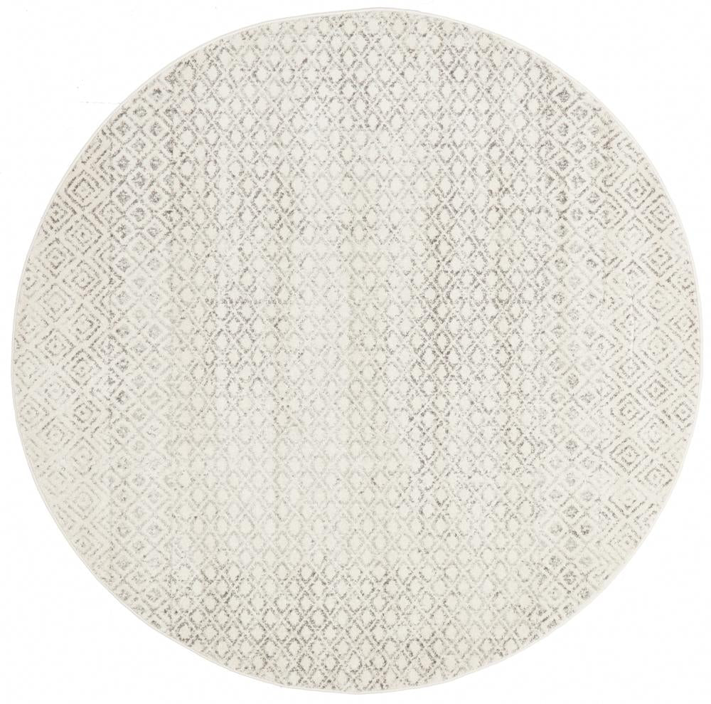 Evoke Diamonds Grey Round