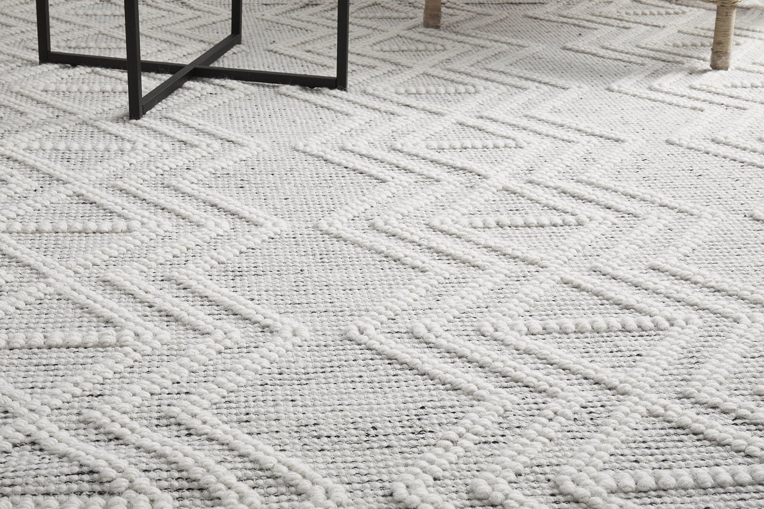 Pure wool blanket by Maison Clara from India, featuring a cozy, soft fabric in a landscape view.