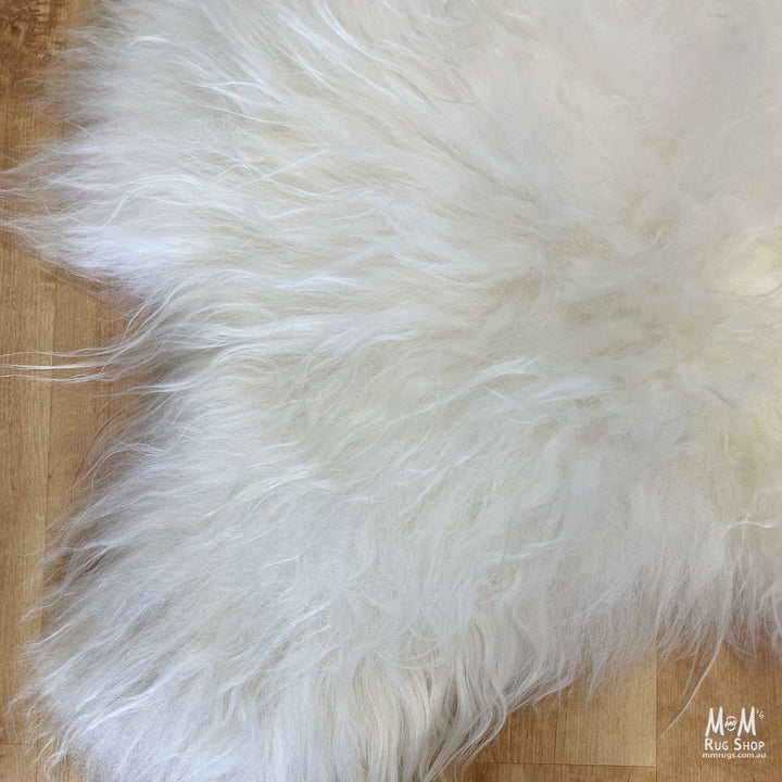 Sheepskin Rug Icelandic Nat White