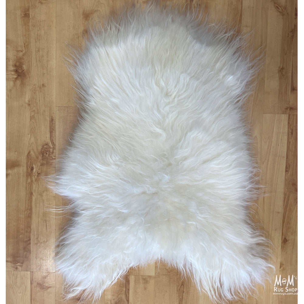 Sheepskin Rug Icelandic Nat White