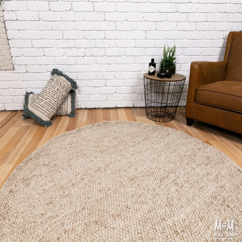 Avenue Beige Round-3