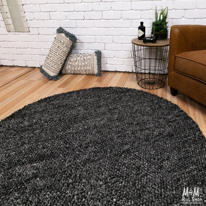 Avenue Charcoal Round