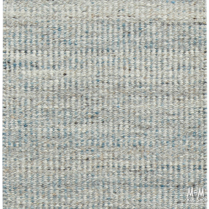 India Bungalow Denim Pure Wool Rug featuring a stylish denim-inspired pattern and soft, durable wool texture.