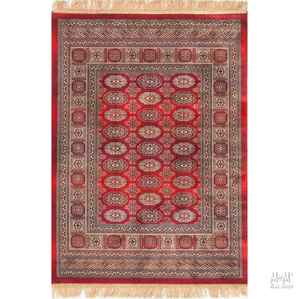 chiraz bokhara red rug