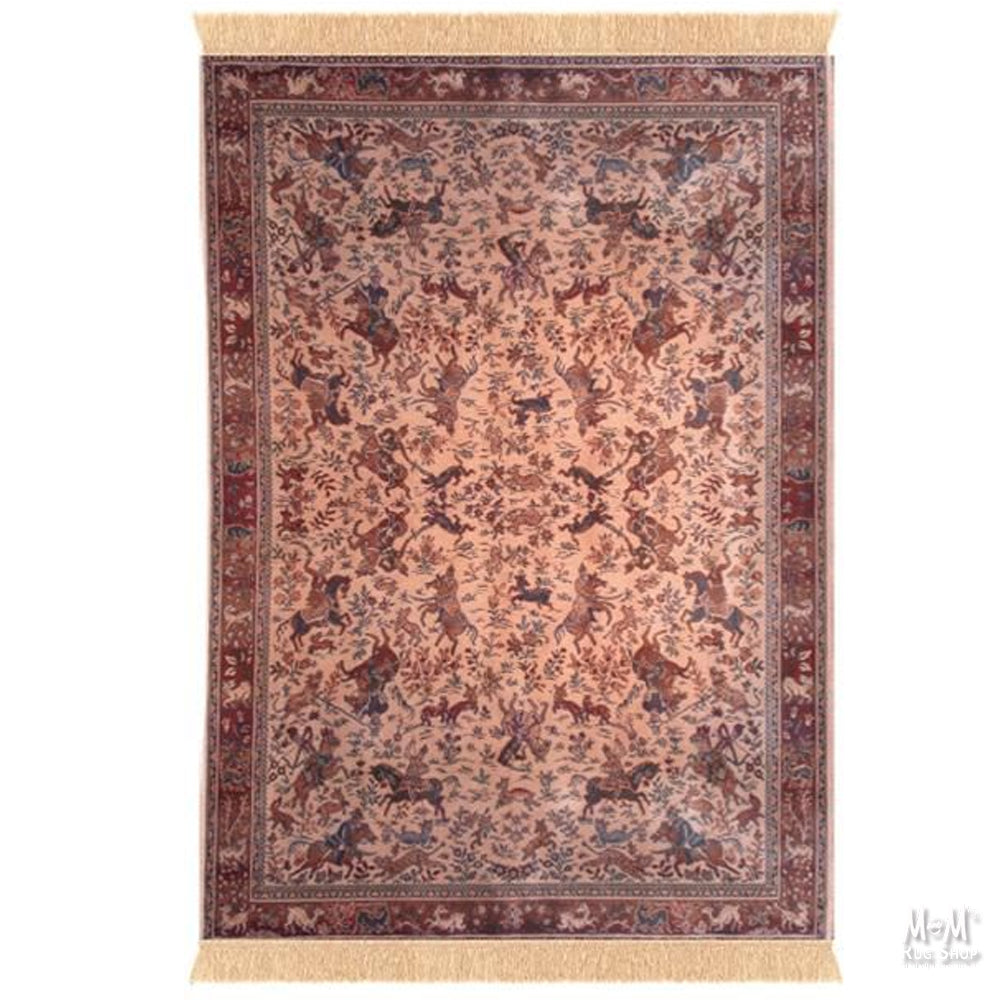 Chiraz Hunting Scene Beige-2