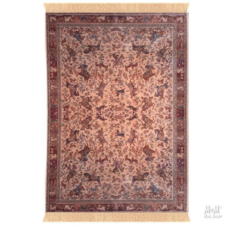 Chiraz Hunting Scene Beige