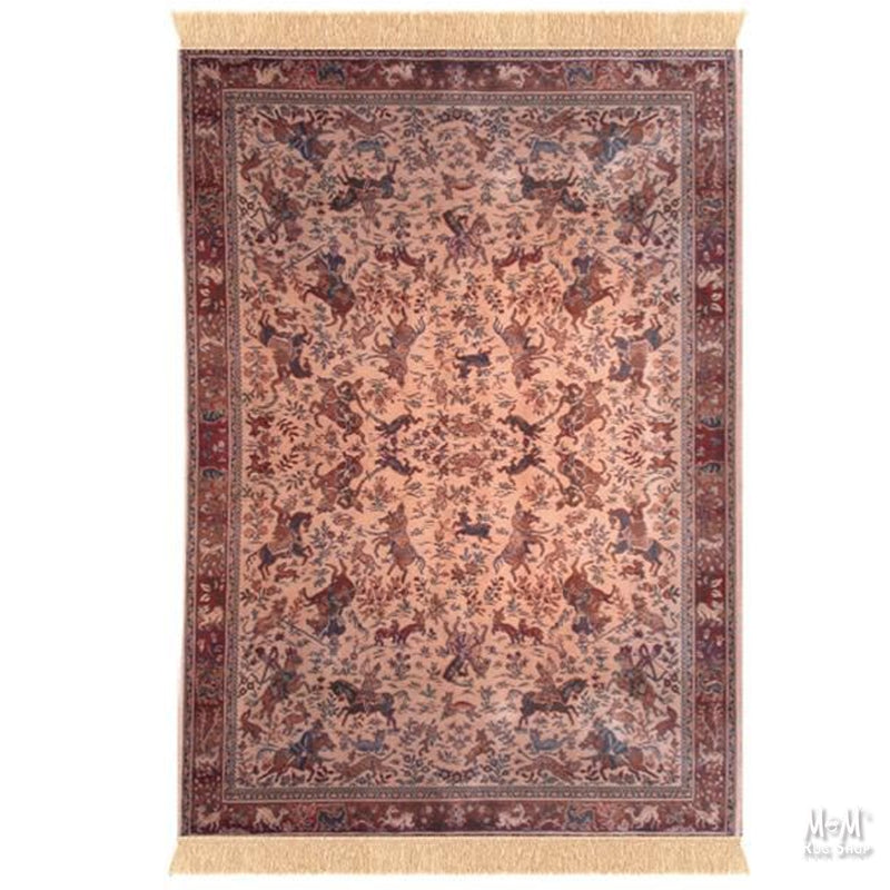 Chiraz Hunting Scene Beige-zoom-