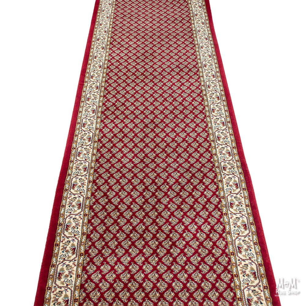 Da Vinci Red Mir Runner 80 cm wide | $115 per metre-zoom-2
