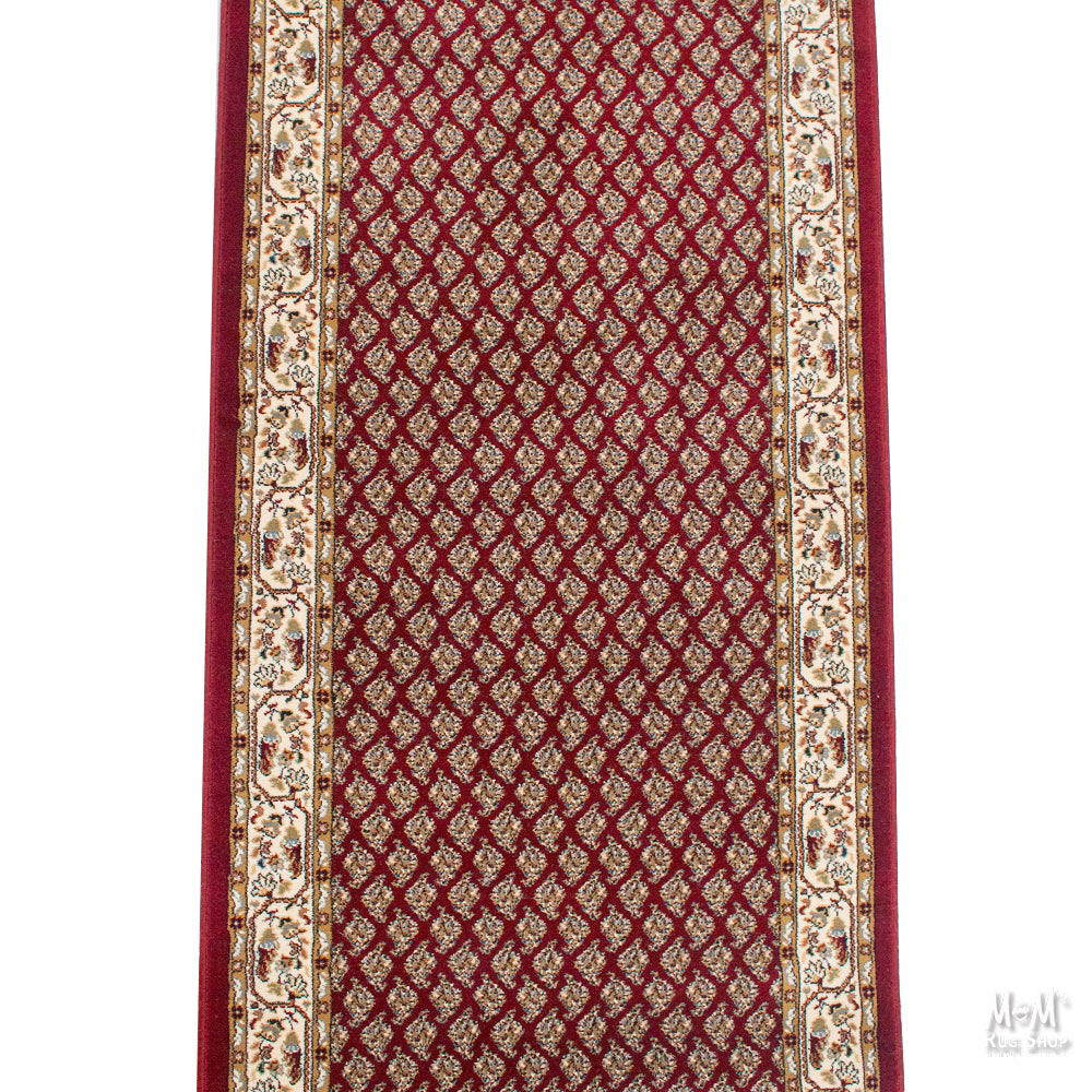 Da Vinci Red Mir Runner 80 cm wide | $115 per metre