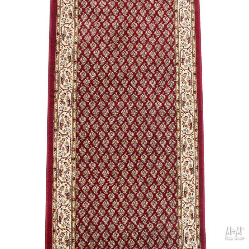 Da Vinci Red Mir Runner 80 cm wide | $115 per metre-zoom-