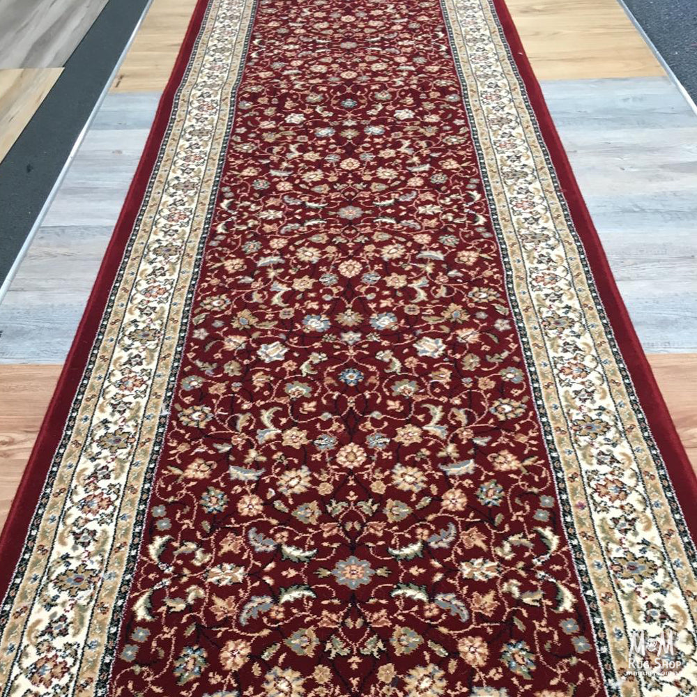 Da Vinci Red Runner 80 cm wide | $115 per metre-zoom-1