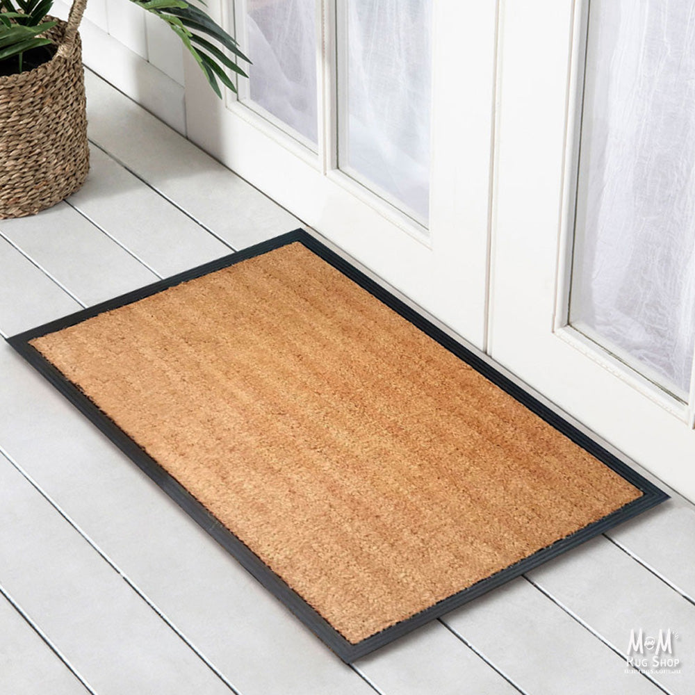 Doormat Rubber & Coir Natural