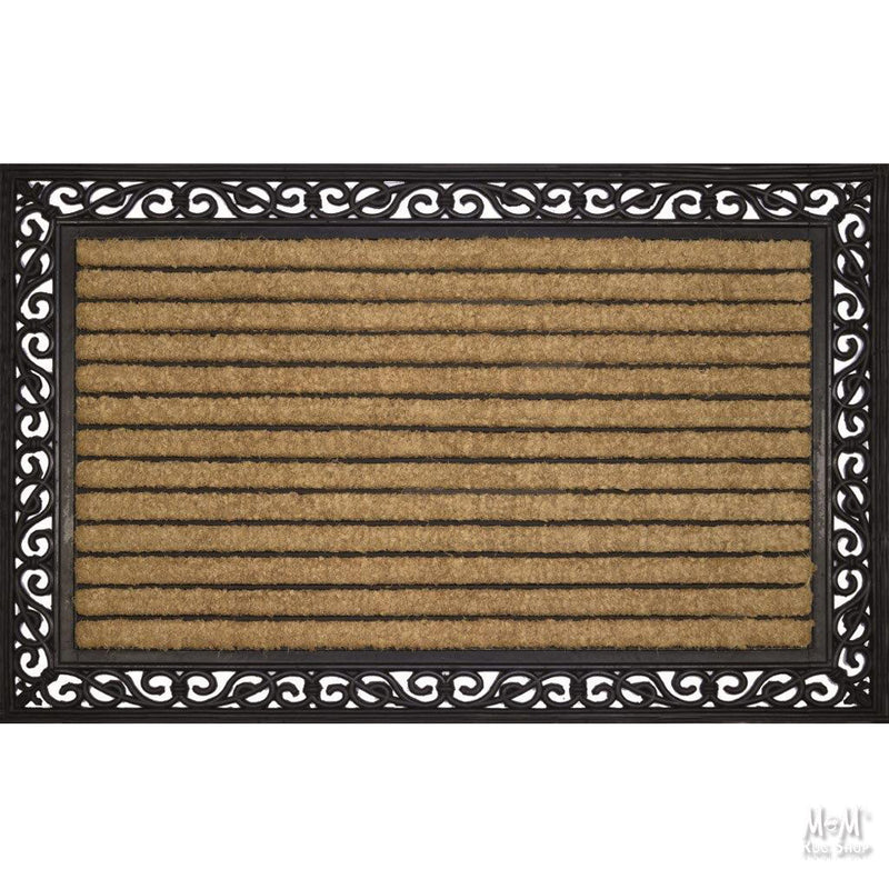 Doormat Rubber & Coir Ribbed-zoom-