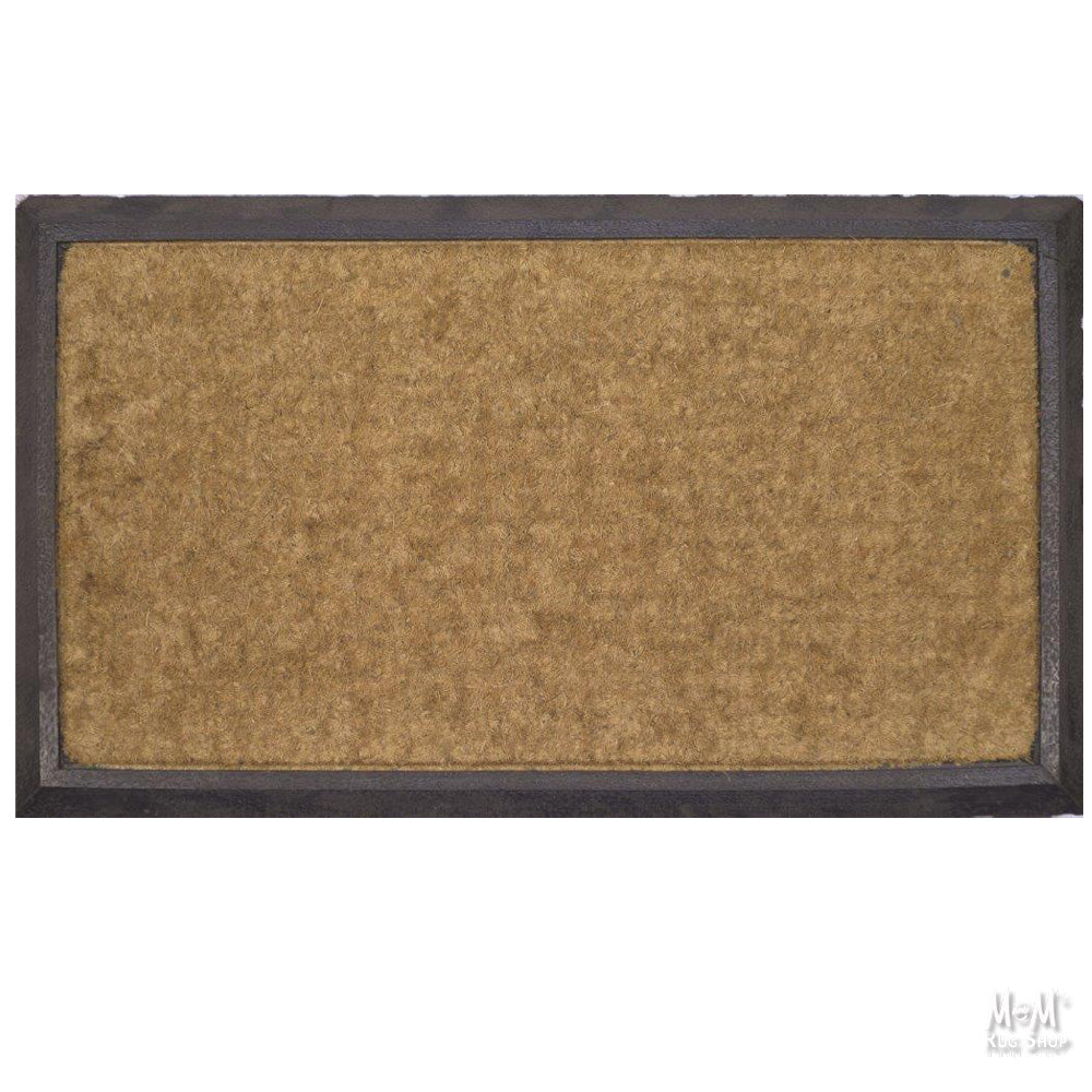 Doormat Rubber & Coir Natural 40 x 70-zoom-2