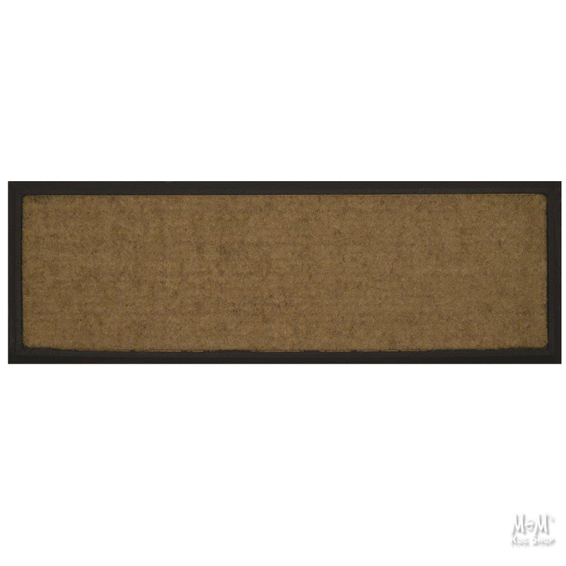 Doormat Rubber & Coir Natural 40 x 70-zoom-