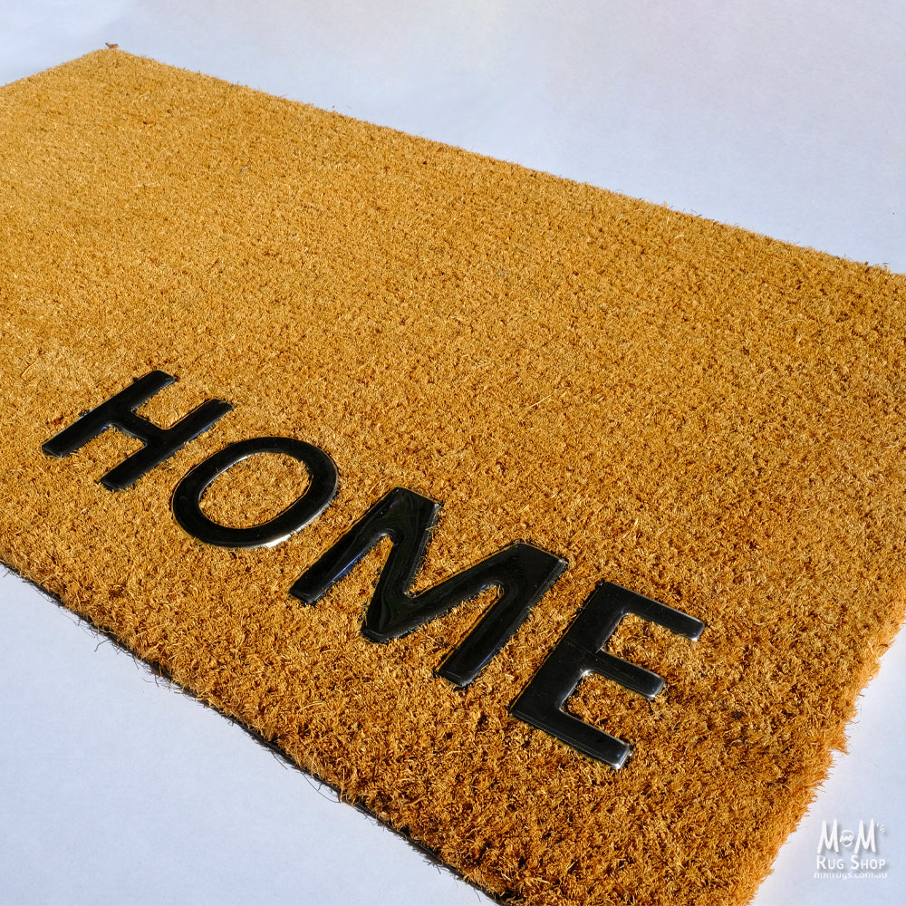 Doormat PVC Coir Silver Home