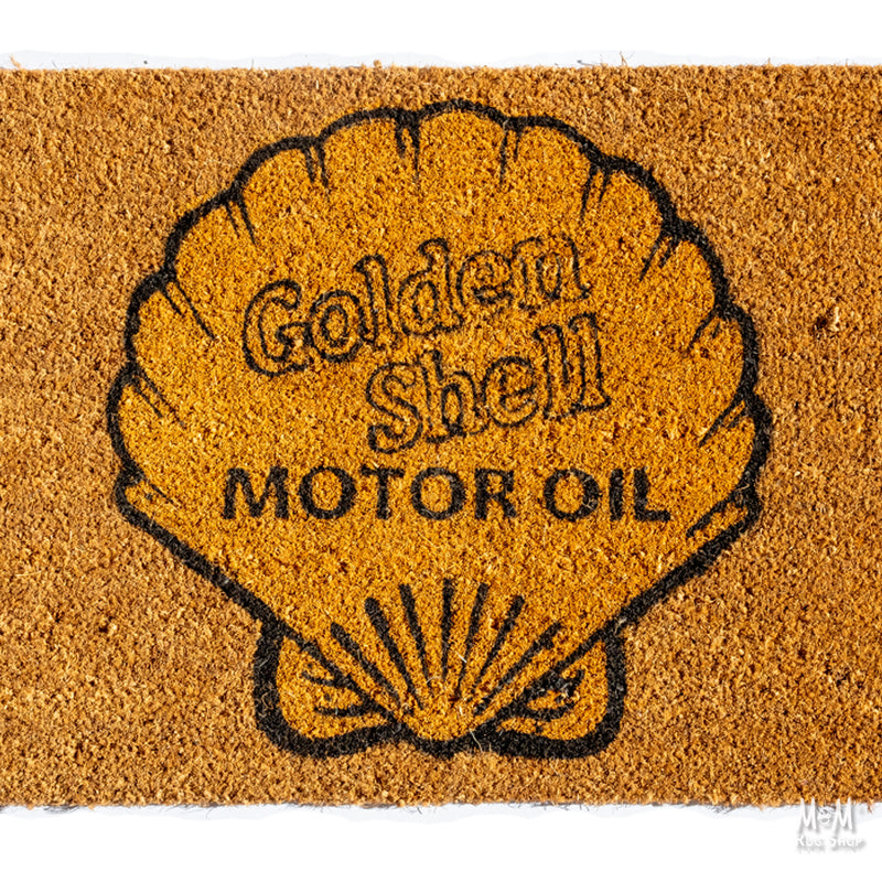 Doormat PVC Coir Shell Oil-zoom-