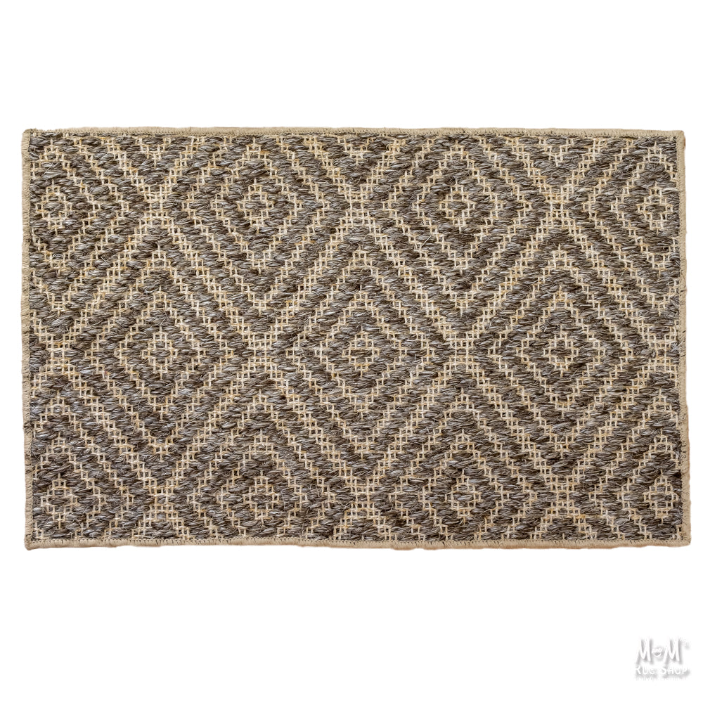 Doormat Sisal Diamond Grey