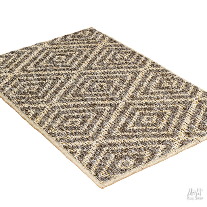 Doormat Sisal Diamond Grey