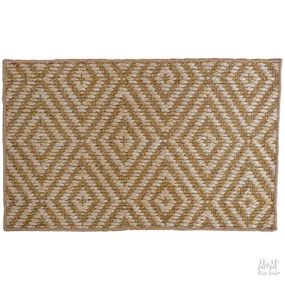 Doormat Sisal Diamond Light-zoom-1
