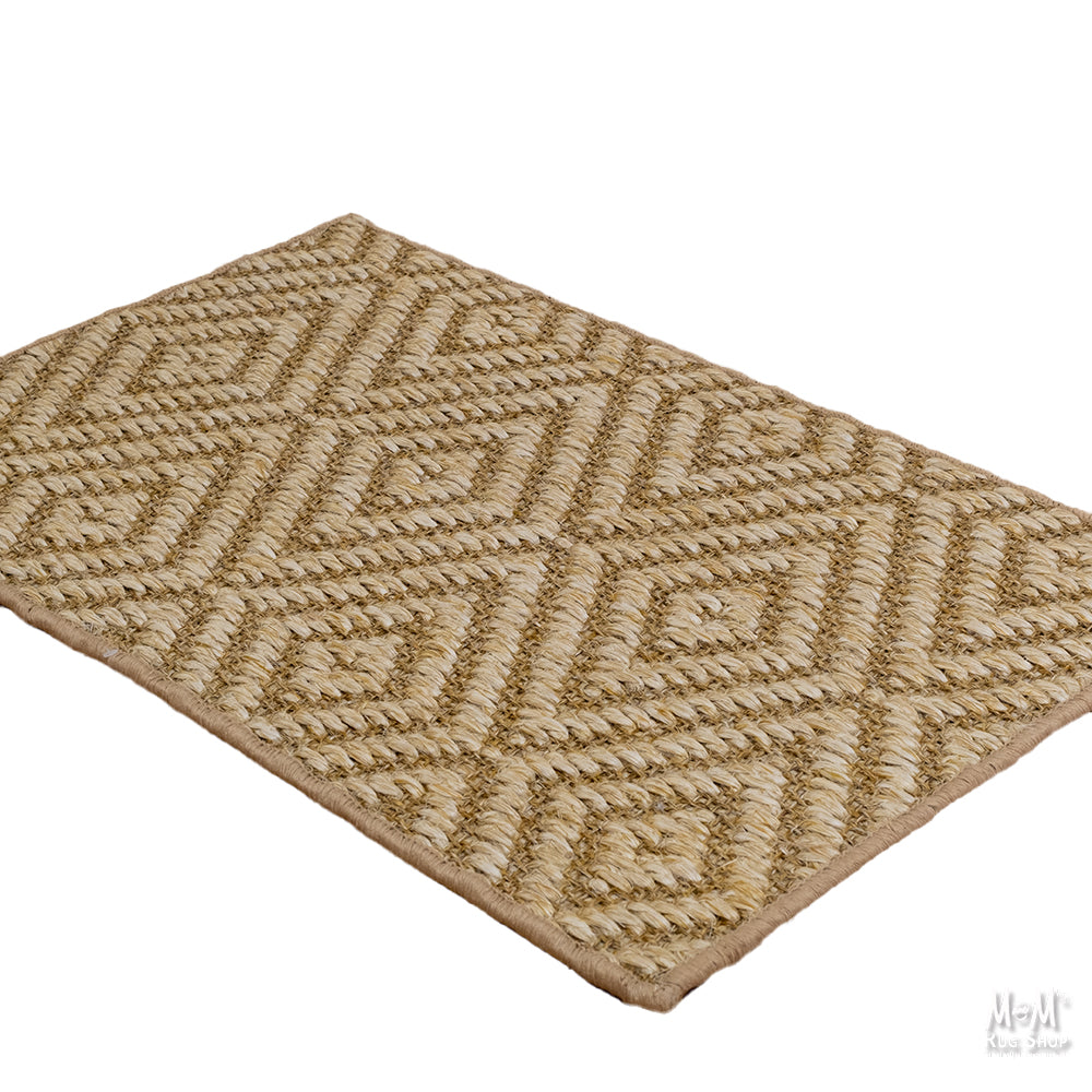 Doormat Sisal Diamond Light-zoom-3