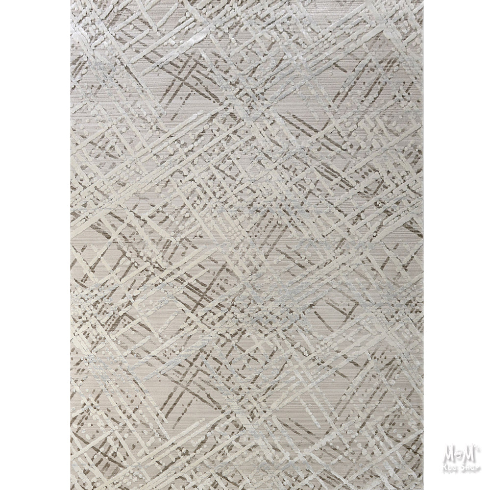Turkey France Latte polyester rug featuring a soft, intricate design with warm tones, ideal for adding comfort to living spaces.