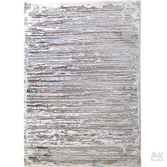 Turkey France Silver polyester rug with intricate silver and gray pattern, showcasing elegant design and plush texture.