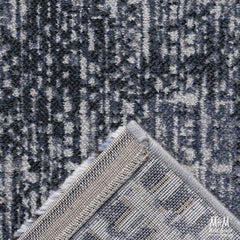 Belgium Franklin Bingham heat set polypropylene rug with intricate pattern and neutral tones, showcasing its durable woven texture.
