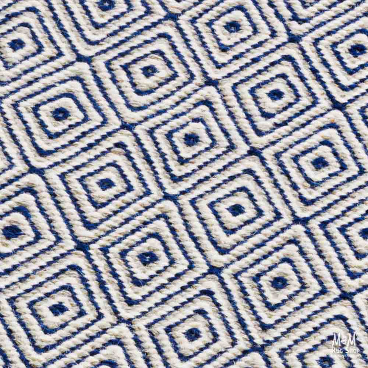 Herman Diamond Navy Blue | Designer Rugs Melbourne | Online Rug Store | Buy Modern Rugs