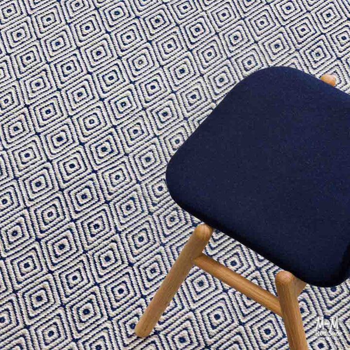 Herman Diamond Navy Blue | Designer Rugs Melbourne | Online Rug Store | Buy Modern Rugs