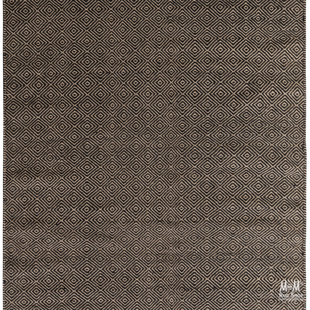 Herman Diamond Taupe Black | Designer Rugs Melbourne | Online Rug Store | Buy Modern Rugs