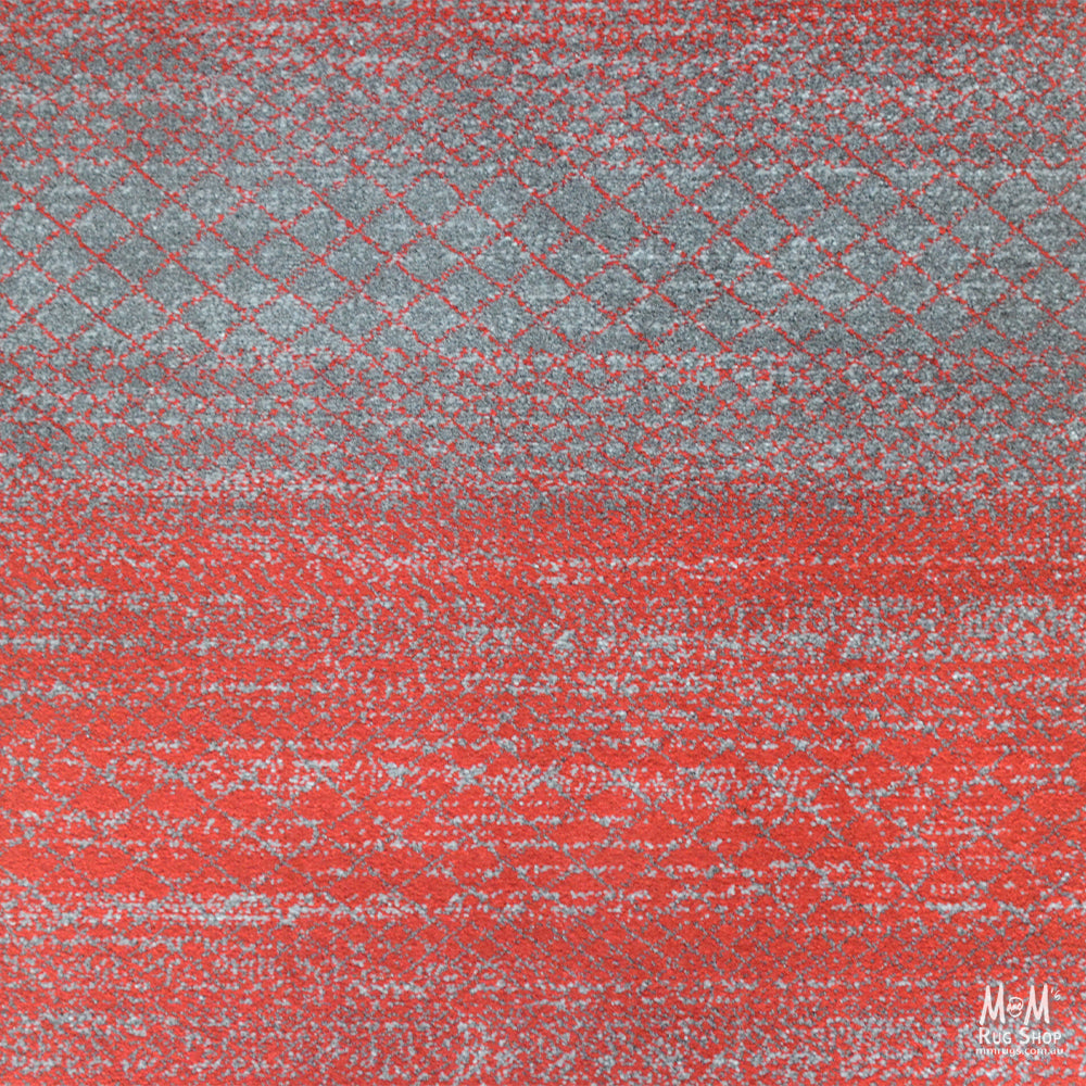 Lagos Red & Grey Runner 80 cm wide | $65 per metre-2