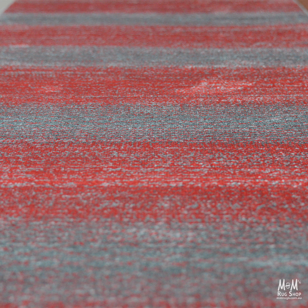 Lagos Red & Grey Runner 80 cm wide | $65 per metre
