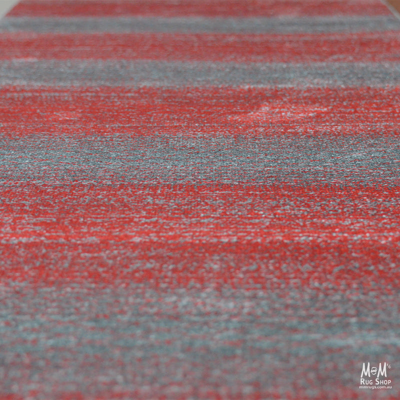 Lagos Red & Grey Runner 80 cm wide | $65 per metre-zoom-