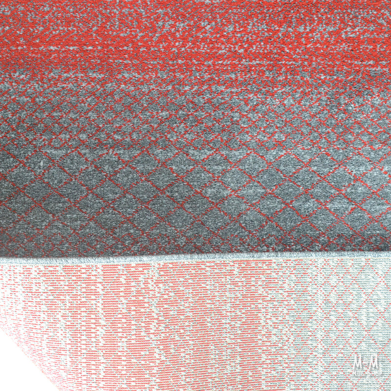 Lagos Red & Grey Runner 80 cm wide | $65 per metre-zoom-