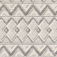India Memphis Maya pure wool rug with intricate geometric patterns and vibrant colors in a traditional design.
