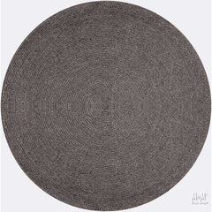 Charcoal wool and viscose Paddington rug by India, showcasing a soft textured design suitable for modern living spaces.