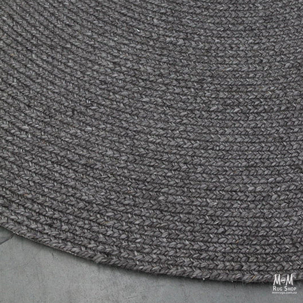 India Paddington Charcoal wool and viscose rug with soft, plush texture and modern design for living room or bedroom decor.