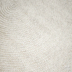 India Paddington Snow wool and viscose rug showcasing soft, textured fabric in a cozy, stylish design.