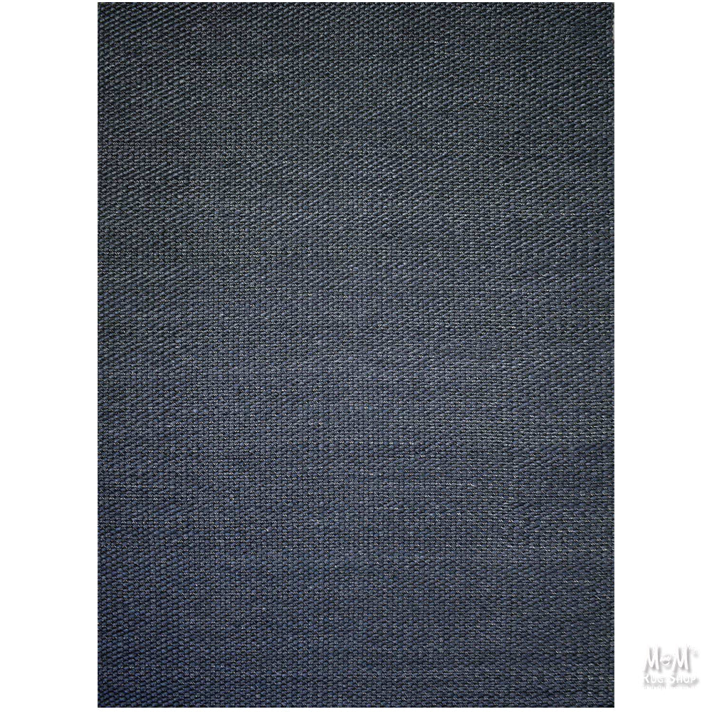 India Palmas Midnight Blue pure wool rug with intricate patterns and rich midnight blue color, ideal for adding elegance to a room.