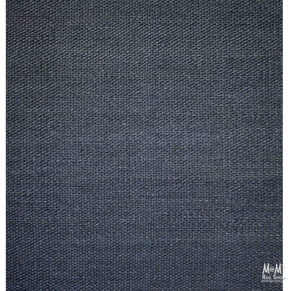 India Palmas Midnight Blue pure wool rug featuring a deep blue, intricate design perfect for adding elegance to any space.