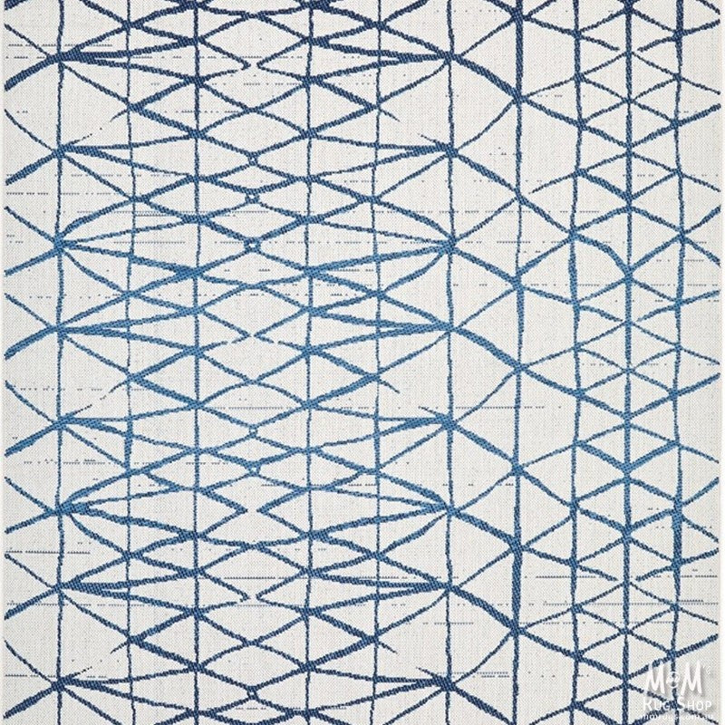 Prisma Geo Blue White