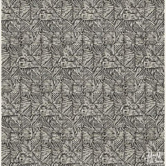 Belgium Prisma Triline Charcoal polypropylene rug with geometric pattern and textured design, suitable for modern living spaces.